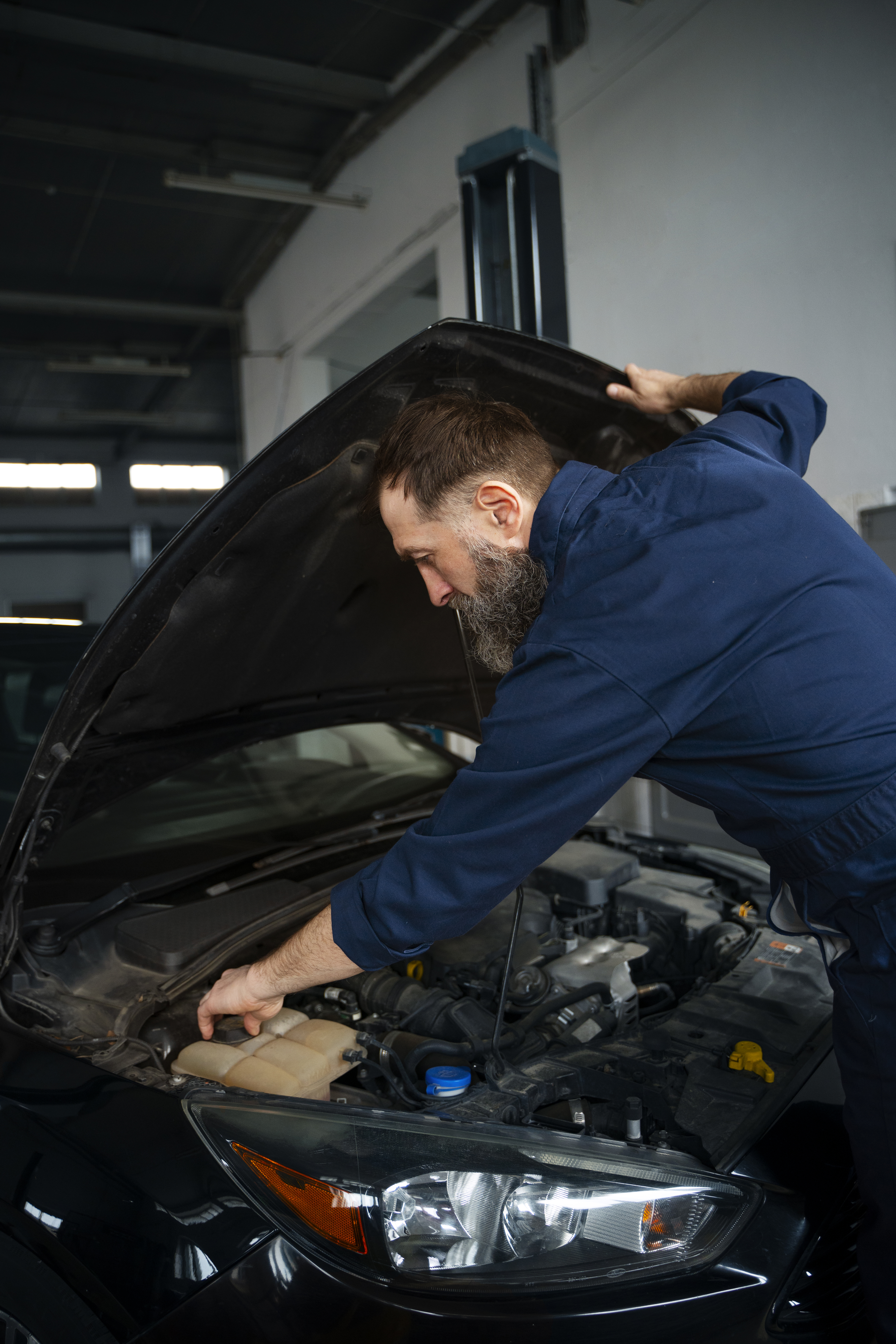 The Genius Motors workshop and service facility